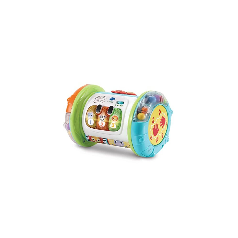 Vtech Baby Explore & Discover Roller, Interactive Baby Toy With Gears, Rollers, Beads, Lights & Music, Roll & Push Gift For Infants 6, 9, 12 Months +,