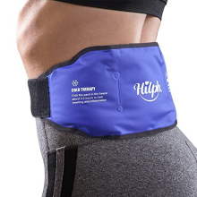 Hilph Ice Pack for Back Pain Relief, Reusable Lower Back Ice Pack Hot Cold Therapy, Lumbar Ice Pack for Back Injuries, Sciatic Nerve, Herniated or