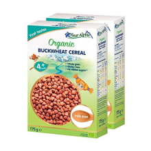 FLEUR ALPINE Baby Food | Organic Buckwheat Baby Cereal Pack of 2 - for Deliciously Smooth Breakfast Meals | Nutritious Instant Gluten Free Porridge 4+