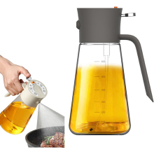 Cooking Oil Spray,Olive Oil and Vinegar Spray Bottle,2 in 1 Glass Olive Oil Dispenser with Sprayer,Food Spray Bottle