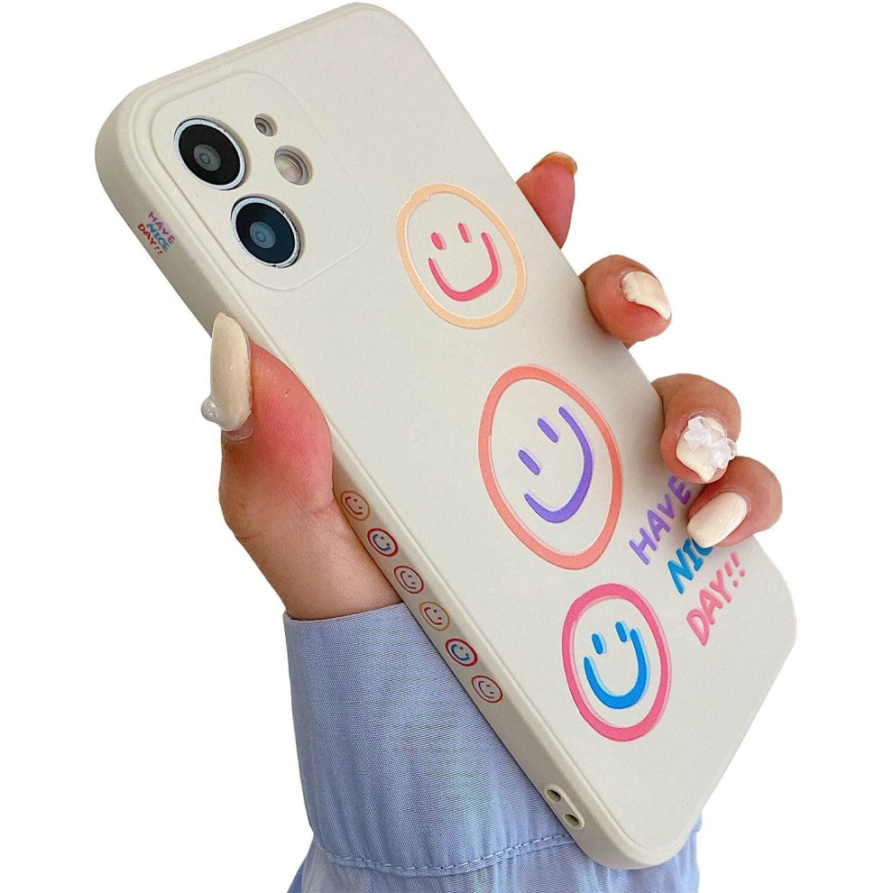 Photos - Case TIANFU Cute Smile Pattern Compatible with iPhone 11 , Silicone Slim Fit Flexible TPU Shockproof Protective Cover s Capa 6.1 