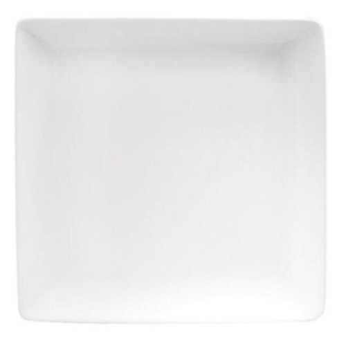 5.5 in. Fusion Bright White Square Plate