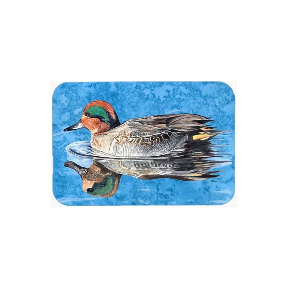 Teal Duck Glass Cutting Board Large Size-image-OPC-PCPQZ6S-NEW