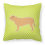 Dogue de Bordeaux Checkerboard Green Fabric Decorative Pillow 1