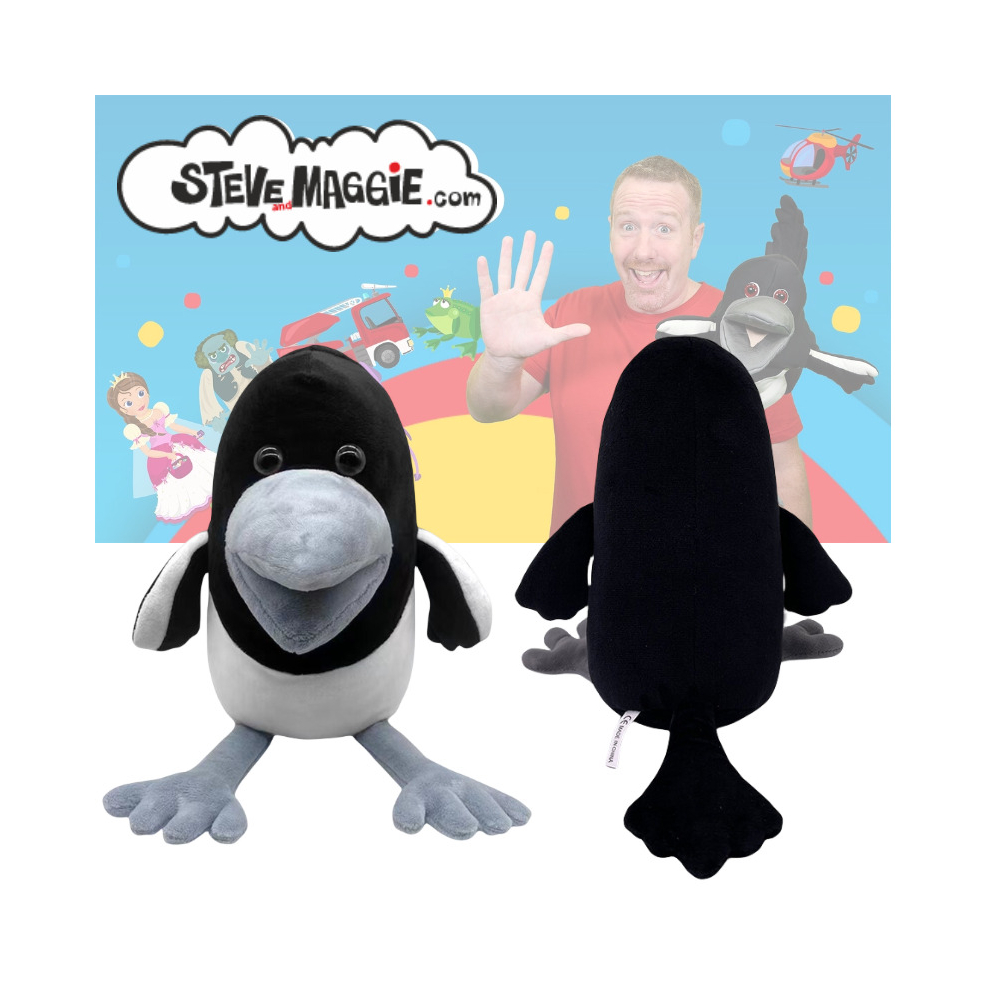 Maggie And Steve Magpie Plush Toy Stuffed Animal Doll Pillow Kid Gift Home Decor