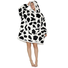 (  #24 Cow,   for Adult) Winter Soft Oodie Adult/Kid Comfort Pajamas Blanket Hoodie Hoodie Pullover Xmas