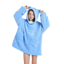 ( #1 Blue Owl, for Kid) Winter Soft Oodie Adult/Kid Comfort Pajamas Blanket Hoodie Hoodie Pullover Xmas