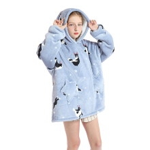 ( #12 Jumping Dog, for Kid) Winter Soft Oodie Adult/Kid Comfort Pajamas Blanket Hoodie Hoodie Pullover Xmas
