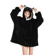 ( #7Cat, for Kid) Winter Soft Oodie Adult/Kid Comfort Pajamas Blanket Hoodie Hoodie Pullover Xmas