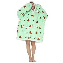 (  #25 Avocado,   for Adult) Winter Soft Oodie Adult/Kid Comfort Pajamas Blanket Hoodie Hoodie Pullover Xmas