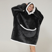 (  #19 Dark Grey,   for Adult) Winter Soft Oodie Adult/Kid Comfort Pajamas Blanket Hoodie Hoodie Pullover Xmas