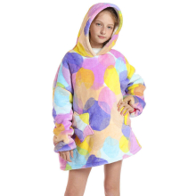 ( #13 Colorful Bubble, for Kid) Winter Soft Oodie Adult/Kid Comfort Pajamas Blanket Hoodie Hoodie Pullover Xmas