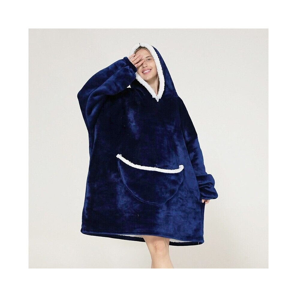 (  #20 Navy Blue,   for Adult) Winter Soft Oodie Adult/Kid Comfort Pajamas Blanket Hoodie Hoodie Pullover Xmas