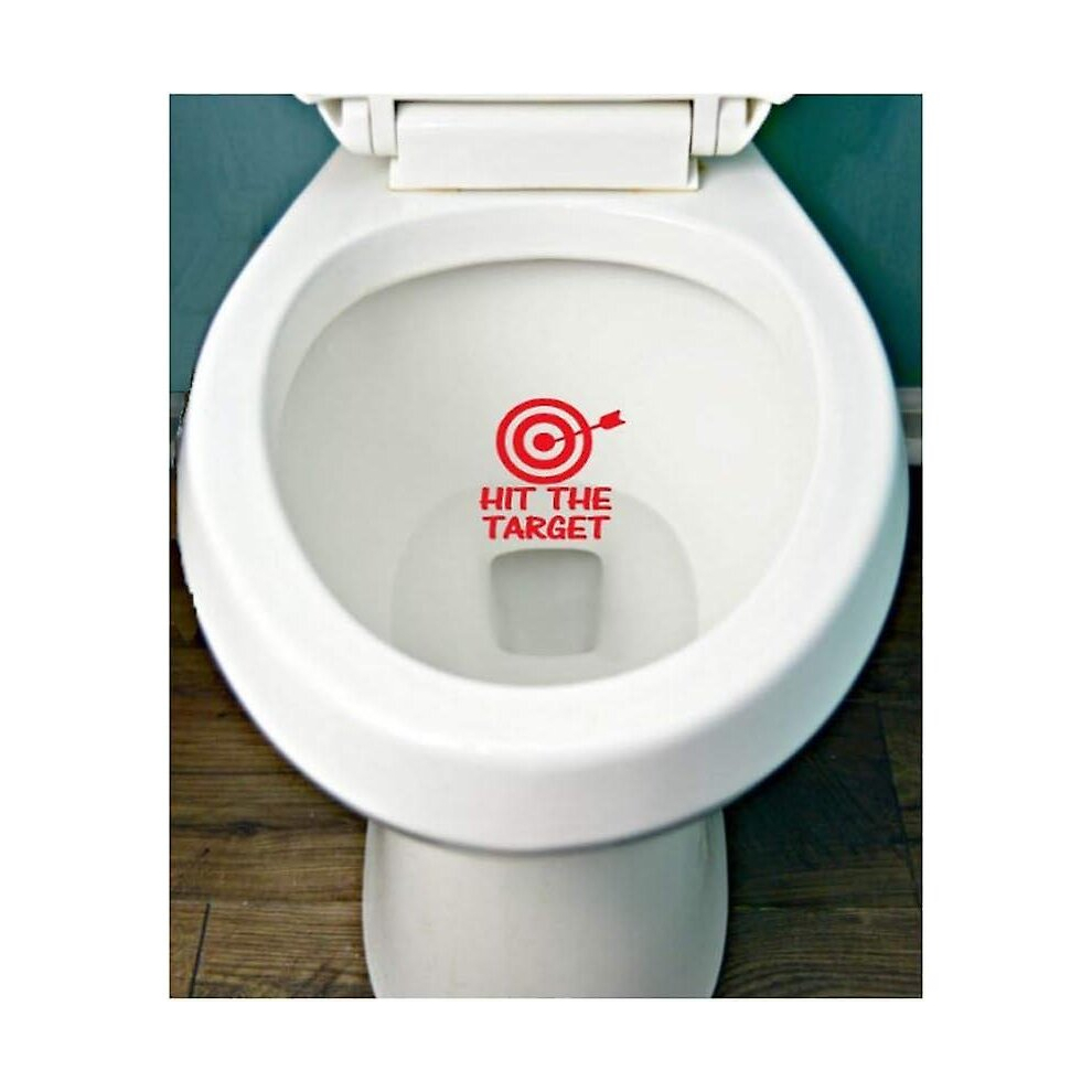 Sztxj 2pcs Hit The Target Decal Bathroom Toilet Potty Seat Boys Training Target