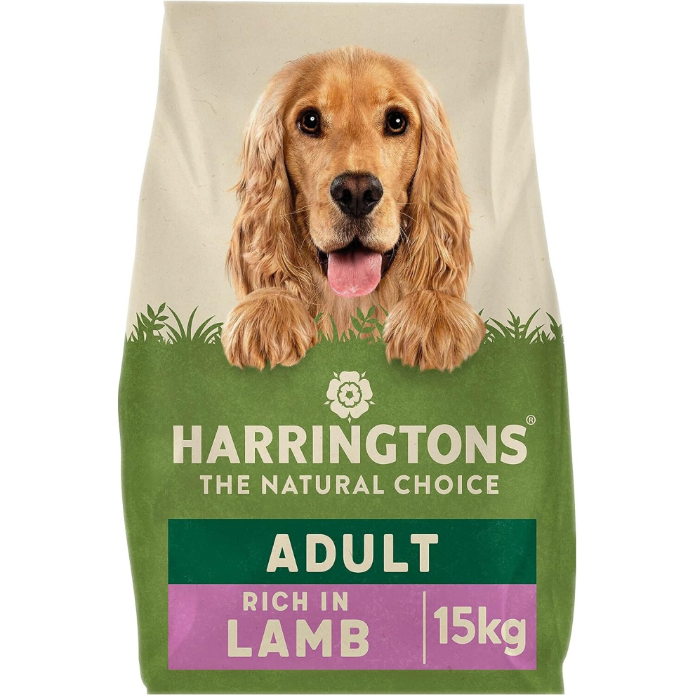 Harringtons Complete Dry Dog Food Lamb Rice 15kg Made with All Natural Ingredients