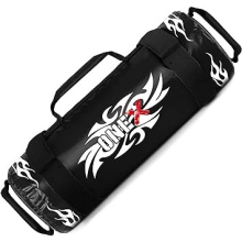 (15KG, BLACK) Gym sand power bag Strength sand power bag Fitness sand