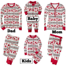 (Kids 14T) Family Matching Pajama Sets Matching Christmas Pjs Family Christmas Pyjamas Reindeer Printed Xmas Sleepwear for Adults Kids