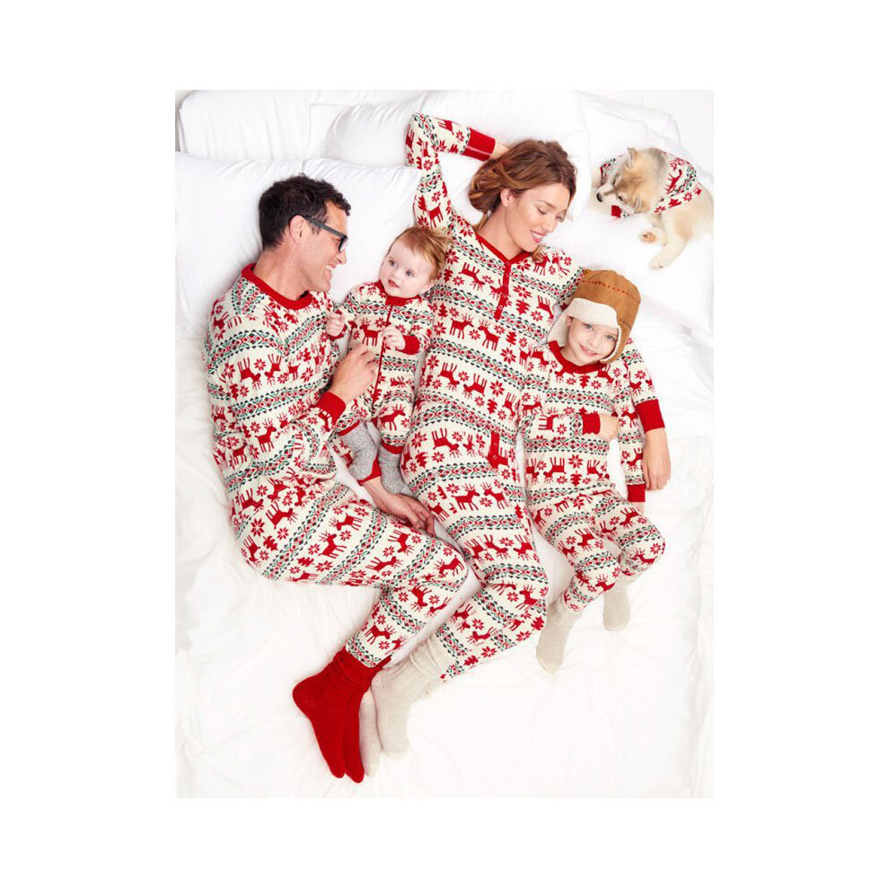 Goplushtoy (Kids 2T) Christmas Pjs Sets Family Matching Pajamas Family Matching Outfits Xmas Sleepwear Pyjamas Jumpsuit For Adults Kids Top And Pants Set