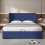(Blue) Velvet Double Bed Frame 4FT6 with Storage 3