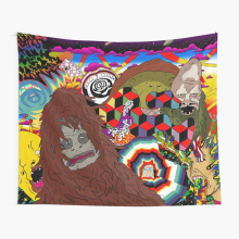 60x50 Inch Custom Tapestry Wall Art - The Big Lez Show Decor for Living Room