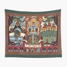 Tapestry 60x50inch Redwall - Martin The Warrior - I AM THAT IS Wall Hanging Art Décor Living Room