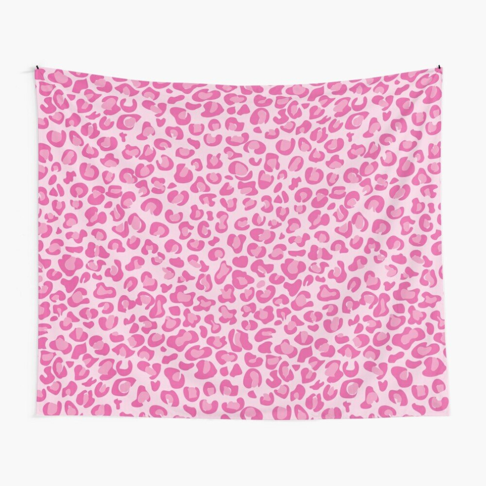 Tapestry 60x50inch Pink Leopard Print Wall Hanging Art Décor Living Room