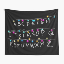 Tapestry 60x50inch stranger alphabet things Wall Hanging Art Décor Living Room