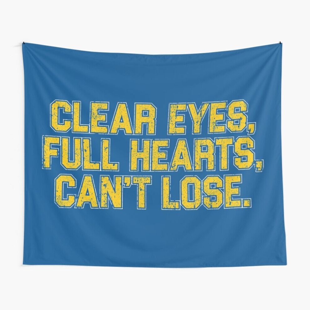 Tapestry 60x50inch Clear Eyes, Full Hearts, Can't Lose. Wall Hanging Art Décor Living Room