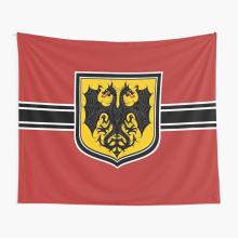 Tapestry 60x50inch Youjo Senki Empire Flag logo Wall Hanging Art Décor Living Room