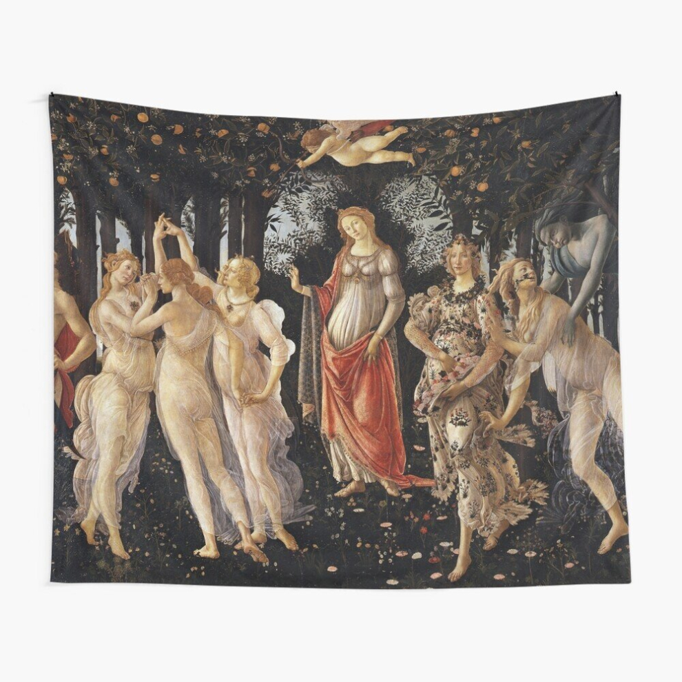 Tapestry 60x50inch Sandro Botticelli's Primavera Wall Hanging Art DÃ©cor Living Room