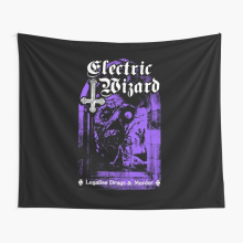 Tapestry 60x50inch Electric Wizard - Legalise it Wall Hanging Art Décor Living Room