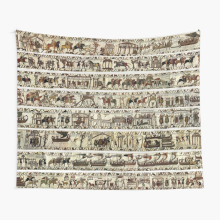 Tapestry 60x50inch THE BAYEUX TAPESTRY Wall Hanging Art Décor Living Room
