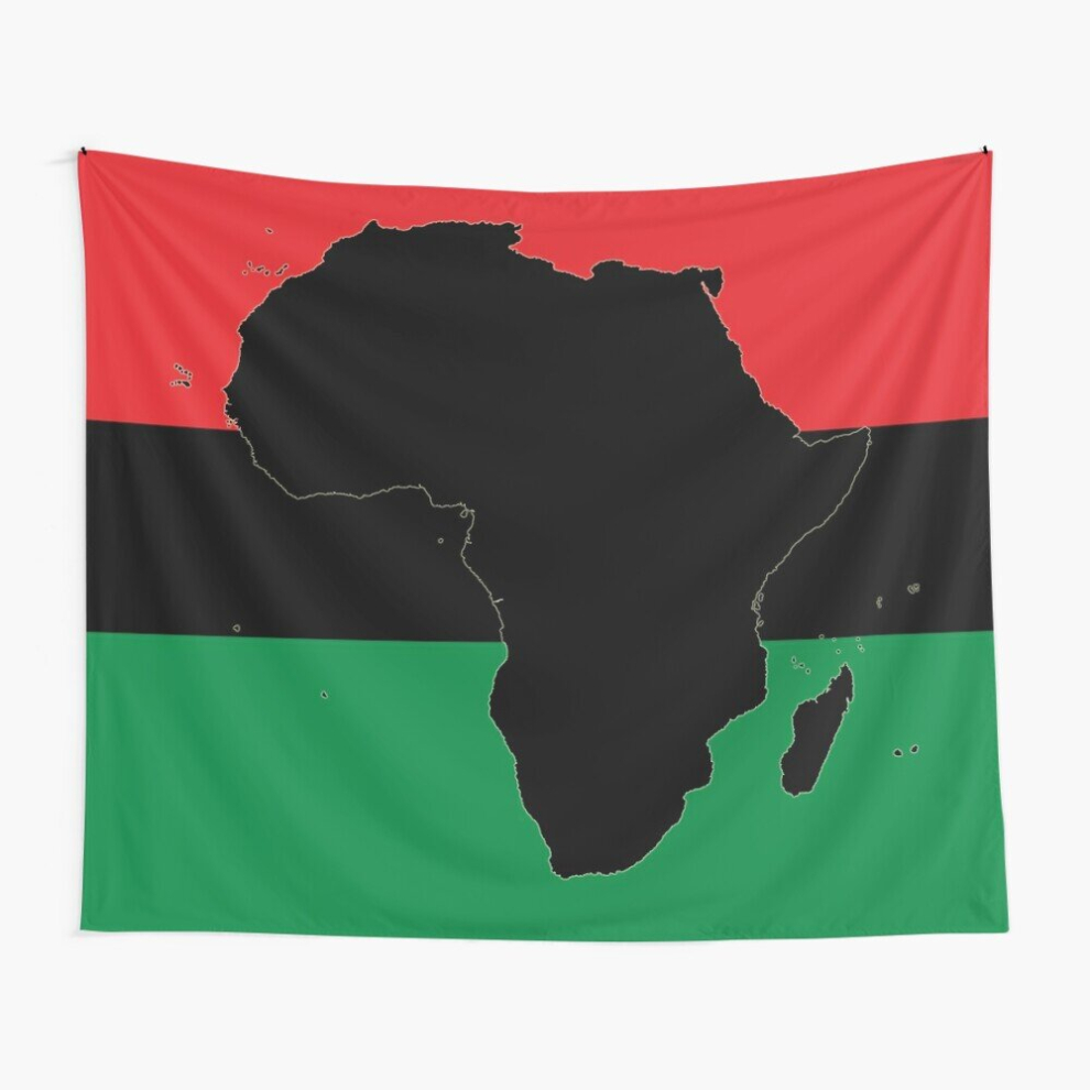 Tapestry 60x50inch Symbol of Africa - Pan African Flag Wall Hanging Art Décor Living Room