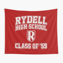 Tapestry 60x50inch Rydell High School Class of '59 (Grease) Wall Hanging Art Décor Living Room