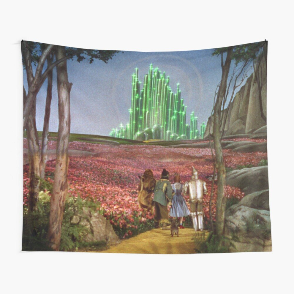 Tapestry 60x50inch The Wizard of Oz Emerald City Landscape Wall Hanging Art DÃ©cor Living Room