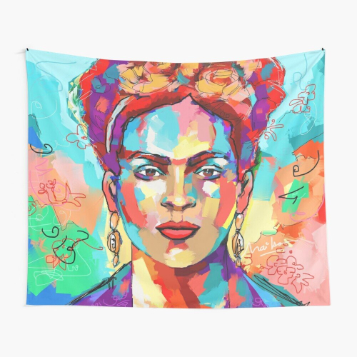 Tapestry 60x50inch frida kahlo Wall Hanging Art Décor Living Room