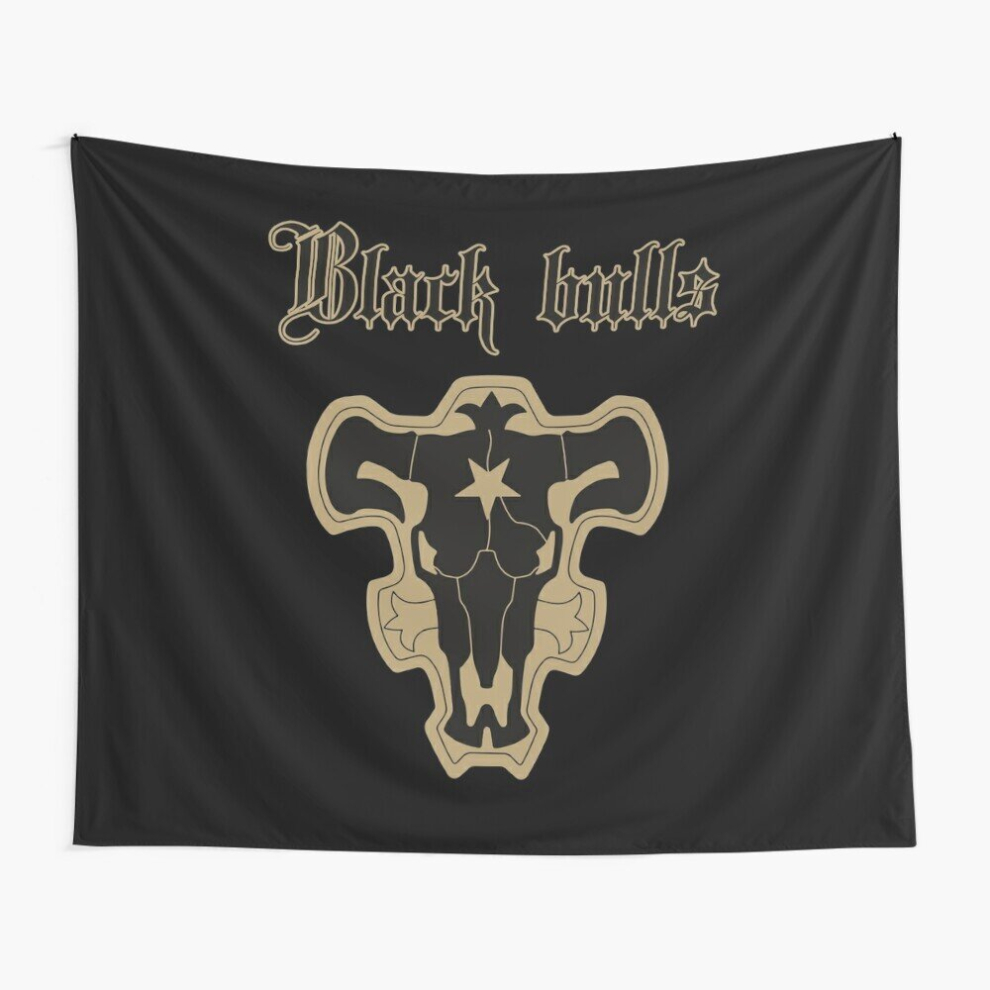 Tapestry 60x50inch Black bulls squad Wall Hanging Art DÃ©cor Living Room