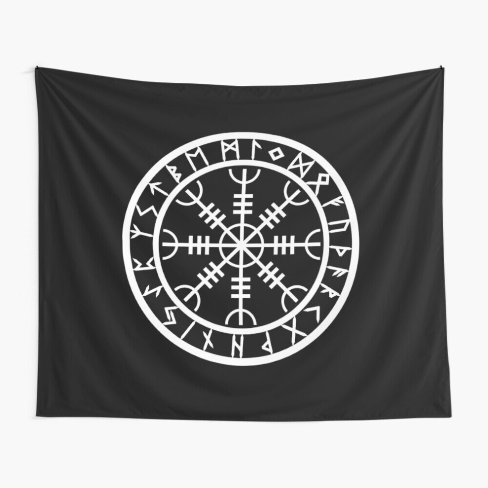 Tapestry 60x50inch Helm of Awe/ Rune Circle (Variant II) Wall Hanging Art DÃ©cor Living Room