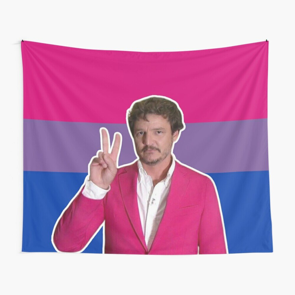 Tapestry 60x50inch bi flag pedro pascal Wall Hanging Art Décor Living Room