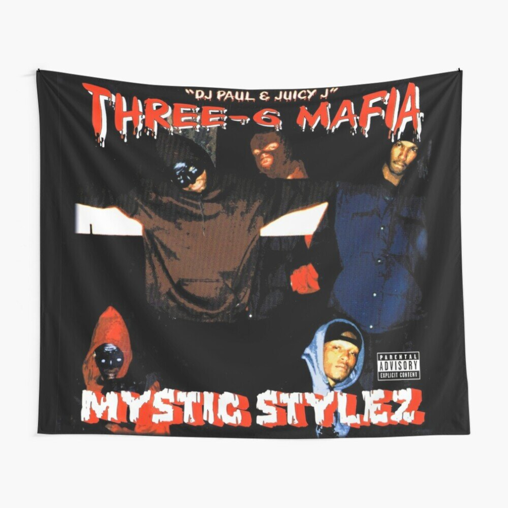 Tapestry 60x50inch Three Six Mafia- Mystic Stylez Wall Hanging Art DÃ©cor Living Room