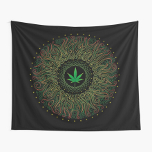 Tapestry 60x50inch Power plant. Cannabis Wall Hanging Art Décor Living Room