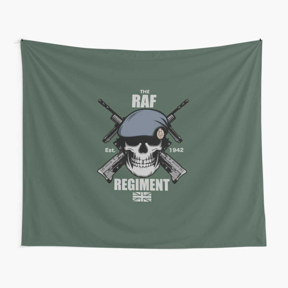 Bearlad Tapestry 60X50inch Raf Regiment Wall Hanging Art Décor Living Room