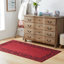 (60 X 220 cm_Runner, Red-Lexi) Extra Large Rugs Luxury Modern Carpets Long Runner Rug & Door Mats