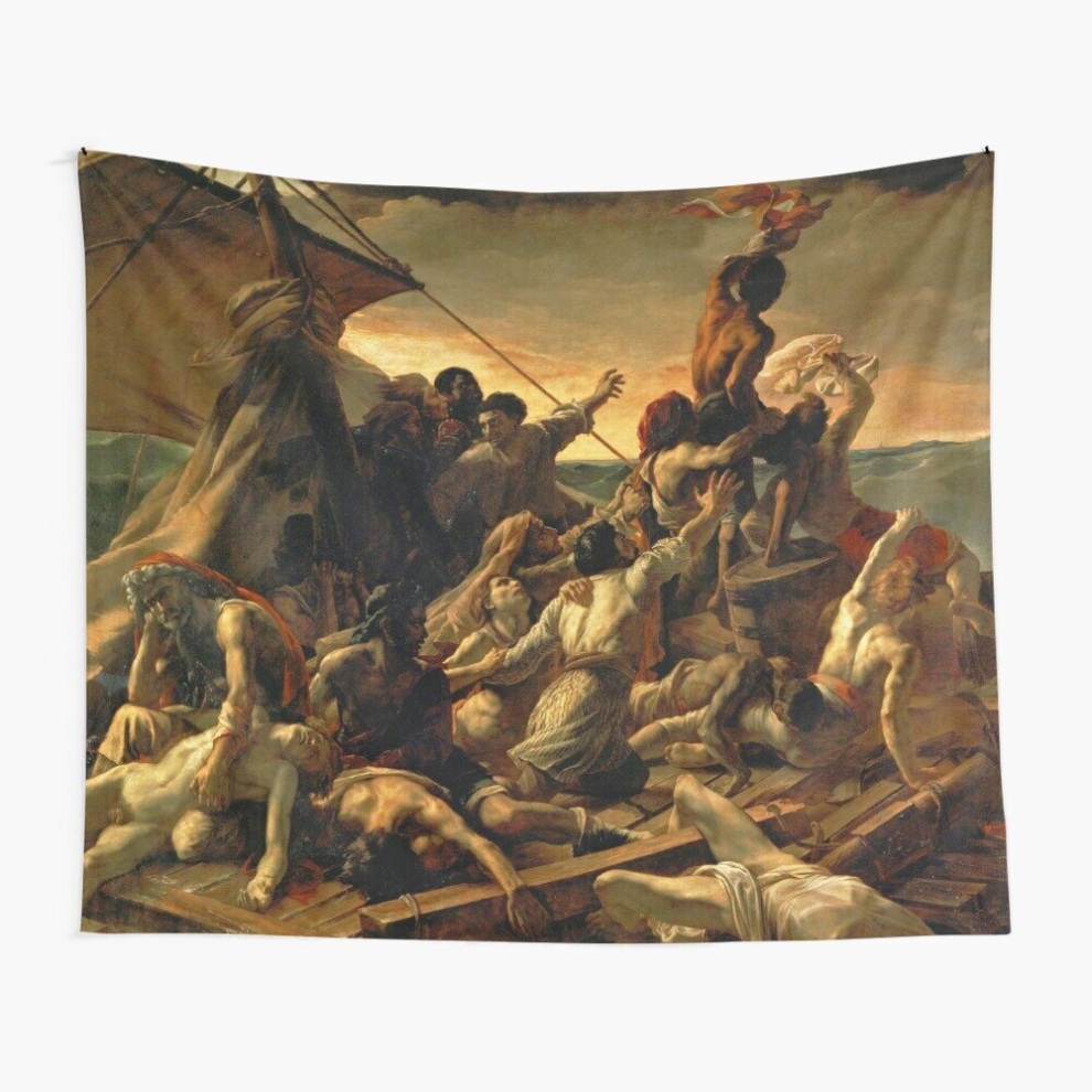 Tapestry 60x50inch ThÃ©odore GÃ©ricault-The Raft of the Medusa Wall Hanging Art DÃ©cor Living Room