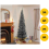 Garden Store Direct Slim Christmas Tree Pencil 4ft 120cm GREY 2