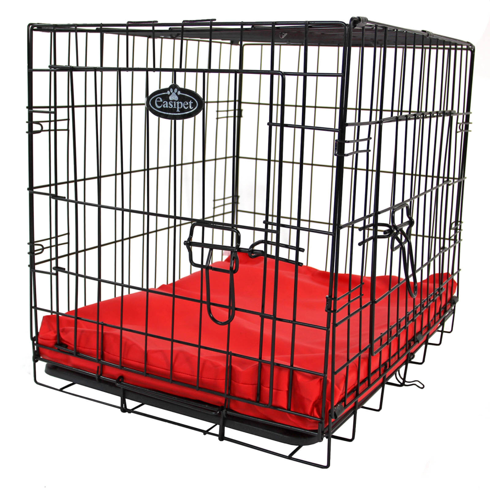 (Small) Red Heavy Duty Dog Bed Waterproof Pet Mat