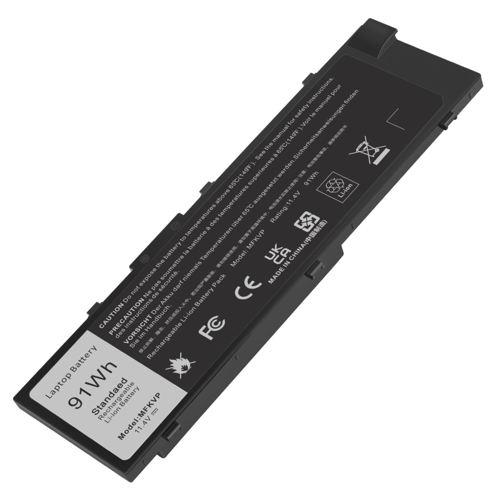 11.4V 91Wh Replacement Laptop Battery For Dell Precision 15 7510 7520 M7510 17 7710 7720 M7710 Series 6901489032664