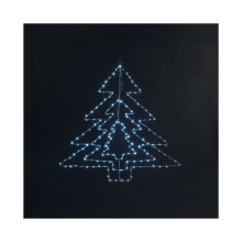 Snowtime Tree LED Silhouette Ice White LED's 64cm