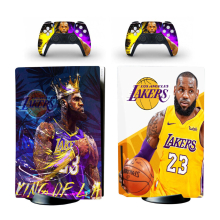 PS5 Standard Disc Console Vinyl Skin Stickers Decal LA Lakers Lebron James LBJ