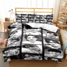 (1, Single) Seventeen Kpop Group Bedding Set 3pcs Duvet Cover & Pillowcase